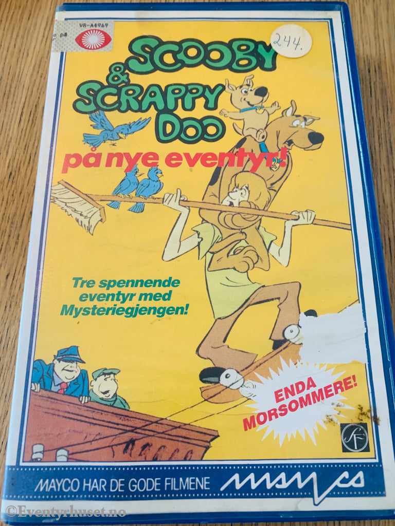 Scooby & Scrappy Doo på nye eventyr. 1970. VHS Big Box. VHS Big Box