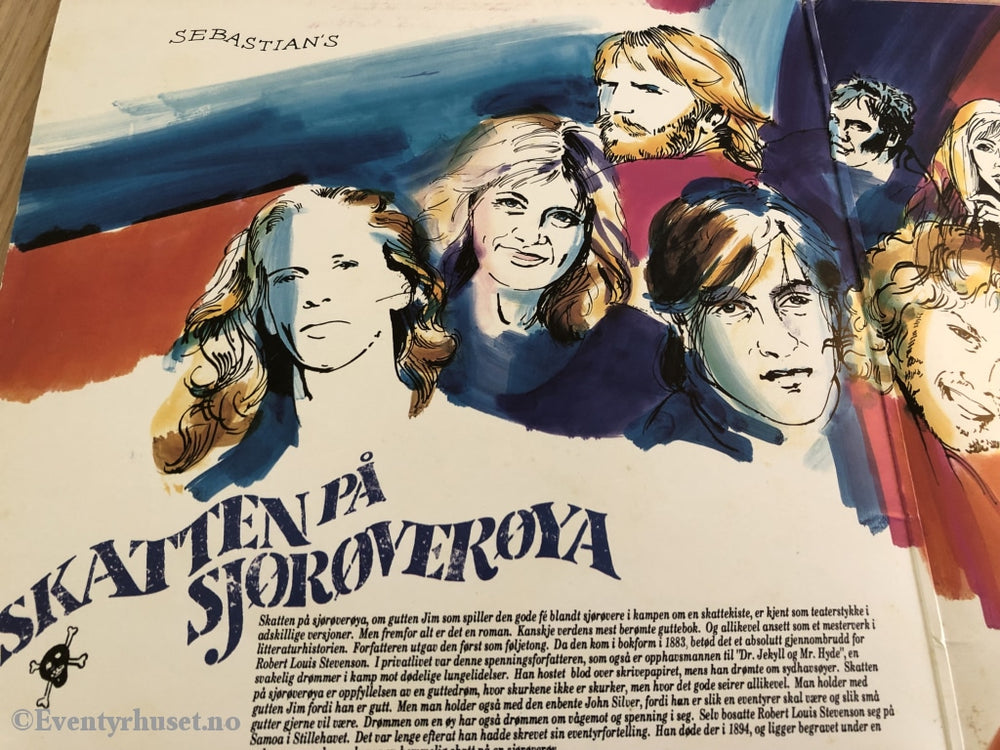 Sebastians Skatten På Sjørøverøya. 1988. Lp. Lp Plate