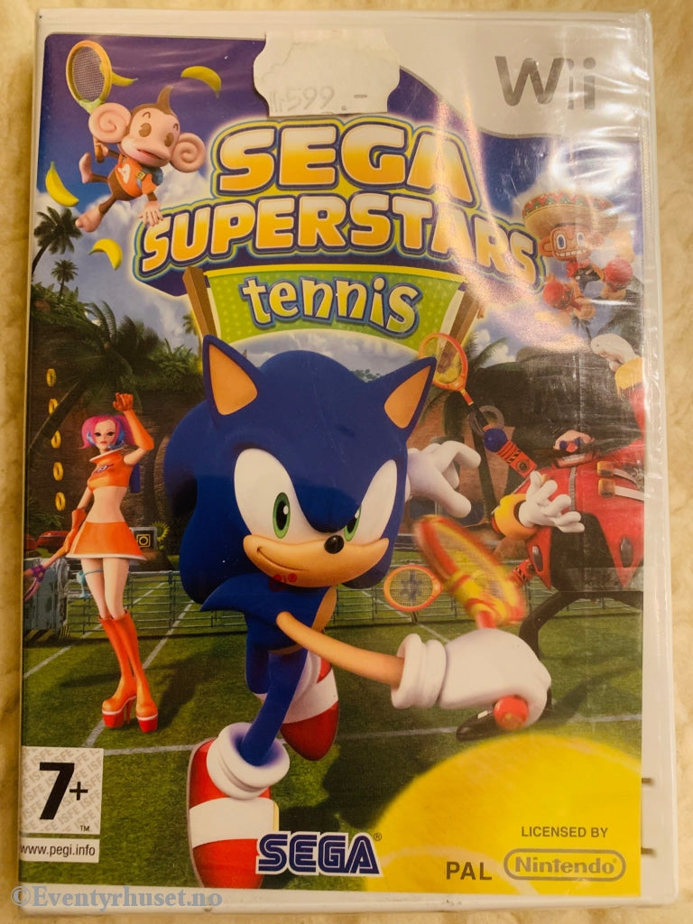 Sega Superstars Tennis. Nintendo Wii. Ny I Plast! Wii