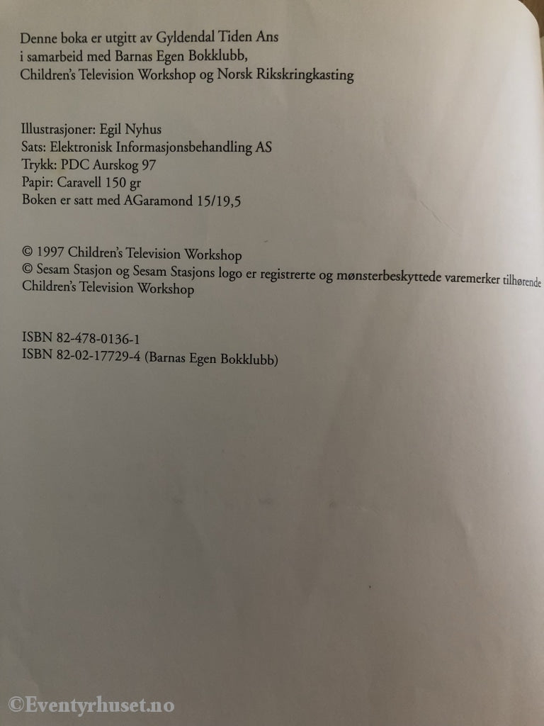 Sesam Stasjon. 1997. Mystiske Dager På Stasjon. Av Lena Steimler Og Egil Nyhus. Fortelling