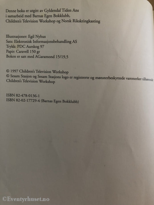 Sesam Stasjon. 1997. Mystiske Dager På Stasjon. Av Lena Steimler Og Egil Nyhus. Fortelling