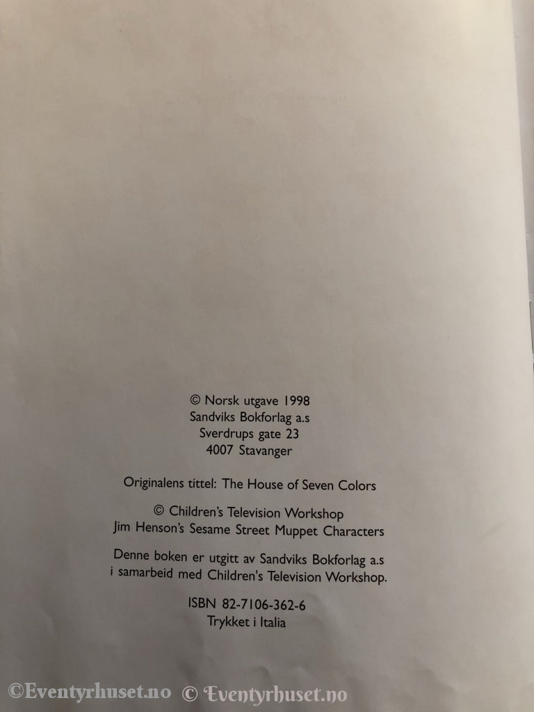 Sesam Stasjon. 1998. Det Fargerike Huset. Fortelling