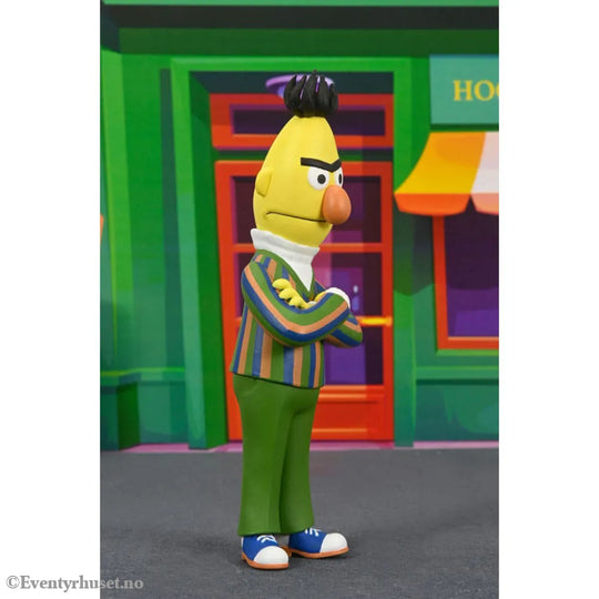 Sesam Stasjon Toony Classics Bert Actionfigur 15 cm. Mint In Sealed Box (MISB)! Actionfigur