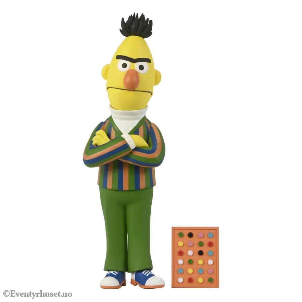 Sesam Stasjon Toony Classics Bert Actionfigur 15 cm. Mint In Sealed Box (MISB)! Actionfigur