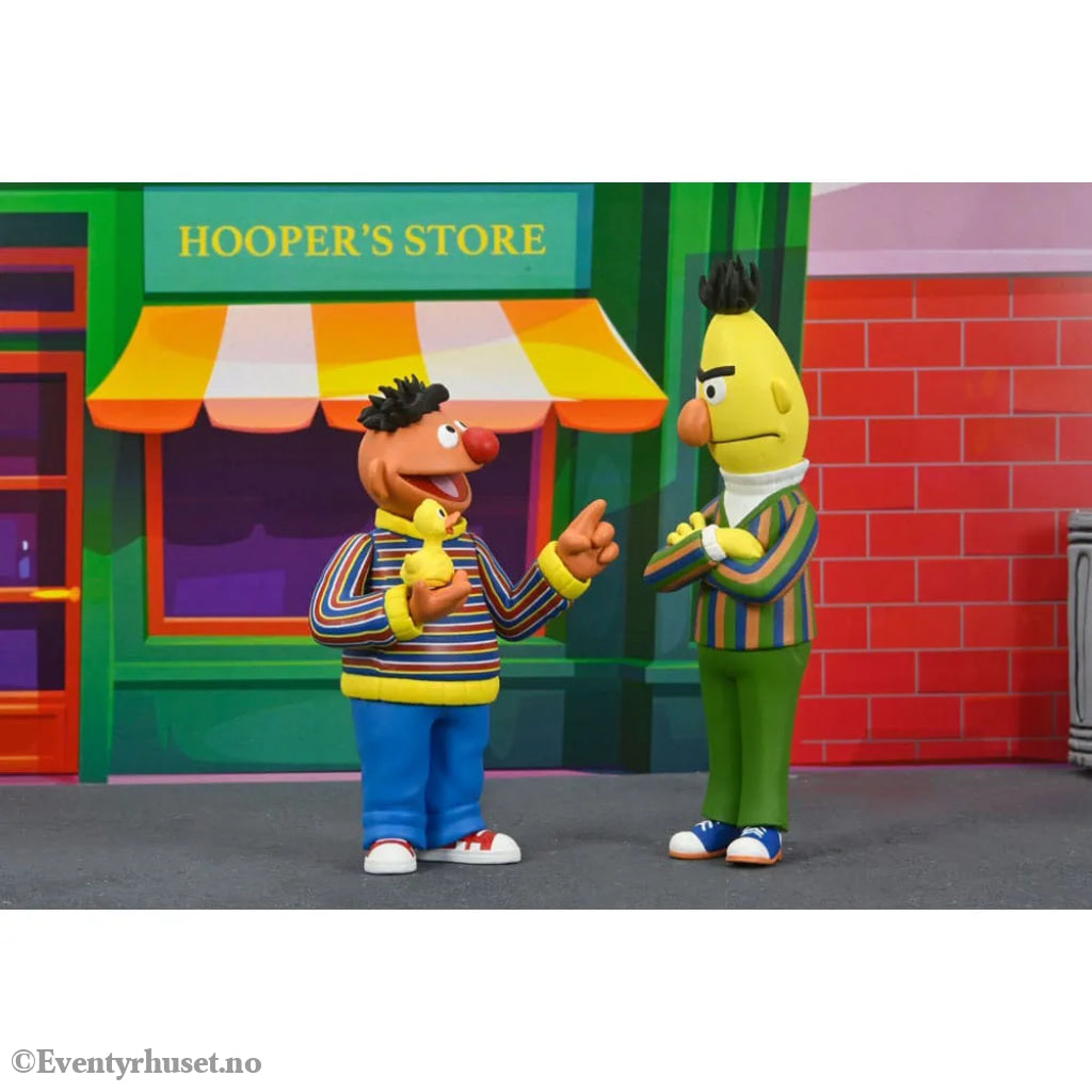 Sesam Stasjon Toony Classics Bert Actionfigur 15 cm. Mint In Sealed Box (MISB)! Actionfigur