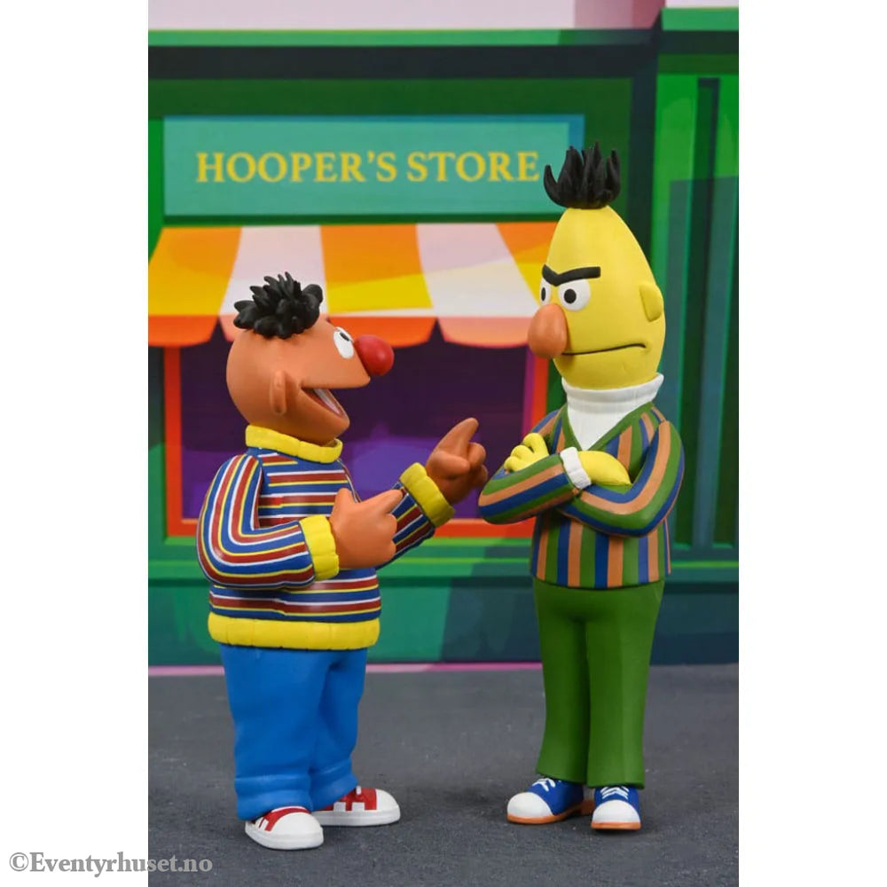 Sesam Stasjon Toony Classics Ernie Actionfigur 15 cm. Mint In Sealed Box (MISB)! Actionfigur