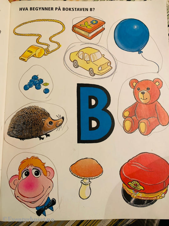 Sesam Stasjons Bokstavhefte (Hobbybok). 1996. Brukt. Hobbybok