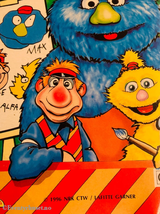 Sesam Stasjons Malebok (Hobbybok). 1996. Brukt. Hobbybok