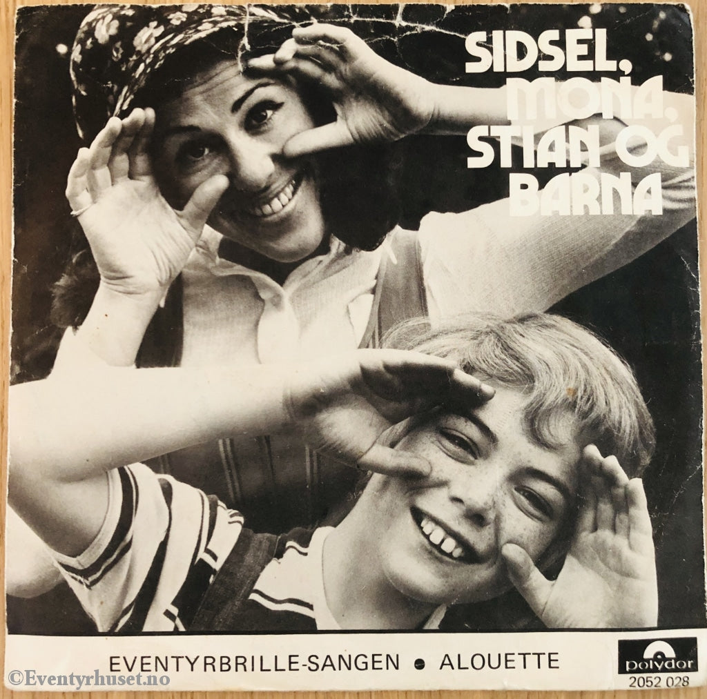 Sidsel Mona Stian Og Barna Eventyrbrille-Sangen. 1972. Ep-Singel. Ep