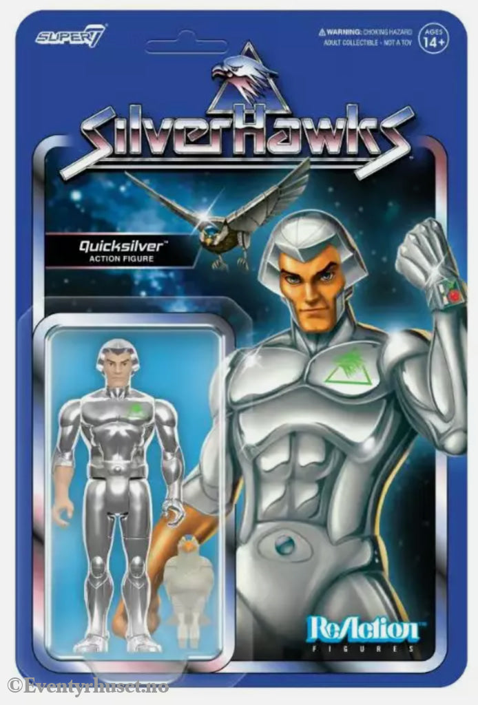 Silverhawks Quicksilver. Actionfigur. Ny i uåpnet eske! Actionfigur