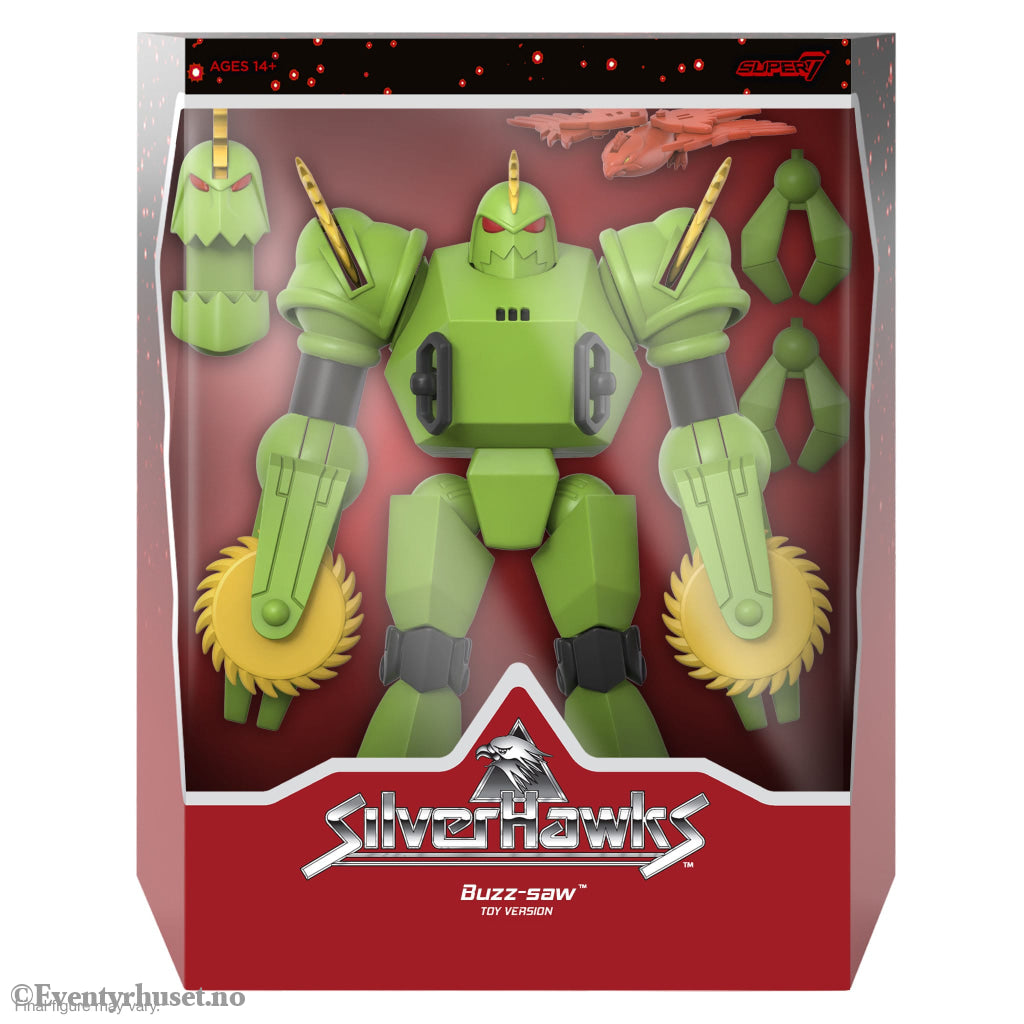 SilverHawks Ultimates Action Figure Buzz-Saw (Toy Version) 18 cm. Mint In Sealed Box (MISB)! Actionfigur