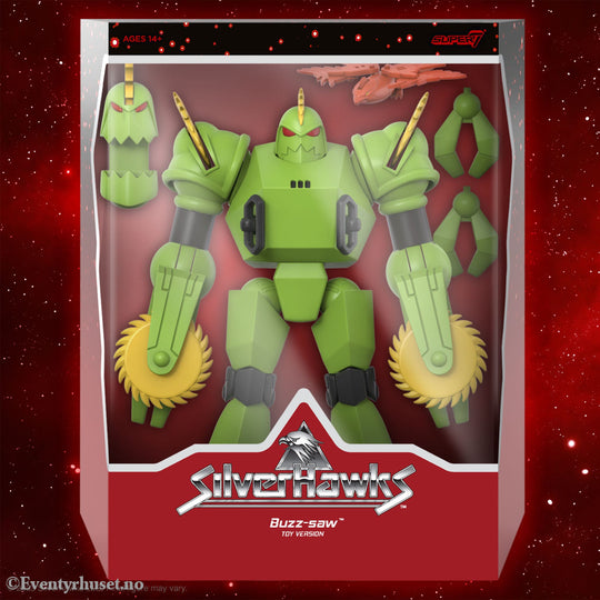 SilverHawks Ultimates Action Figure Buzz-Saw (Toy Version) 18 cm. Mint In Sealed Box (MISB)! Actionfigur