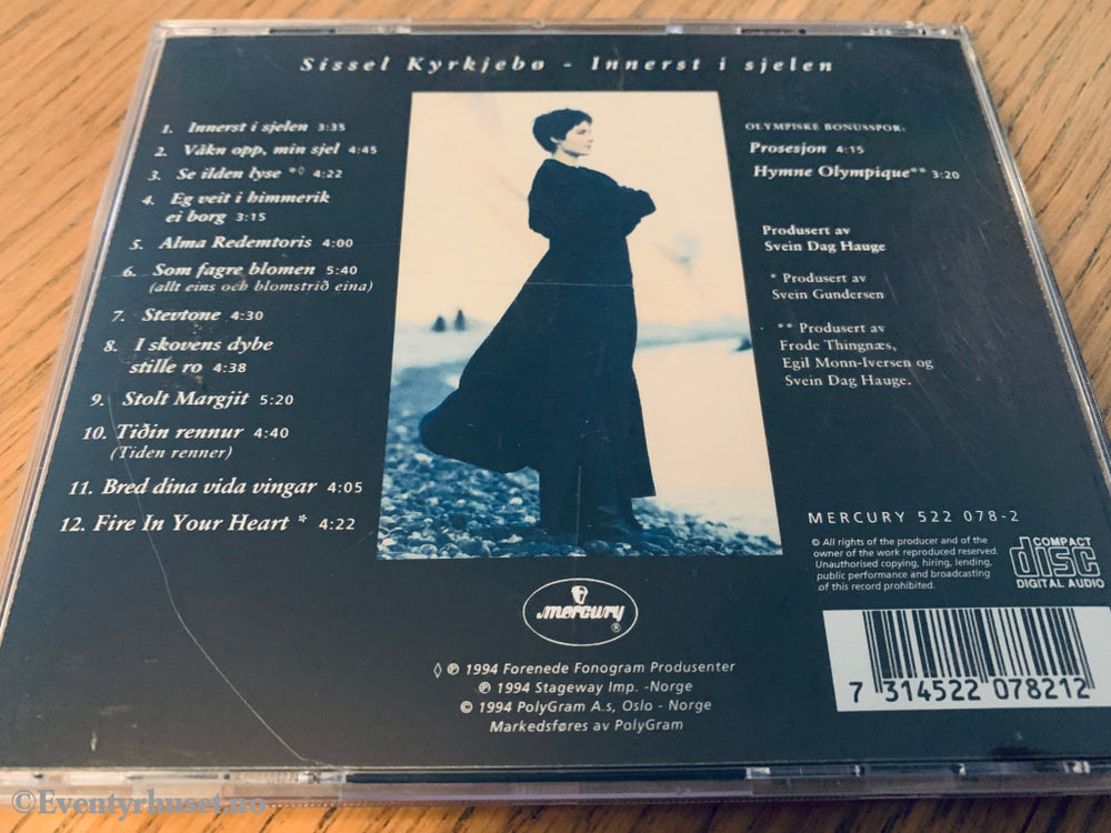 Sissel Kyrkjebø. 1994. Innerst i sjelen. CD.