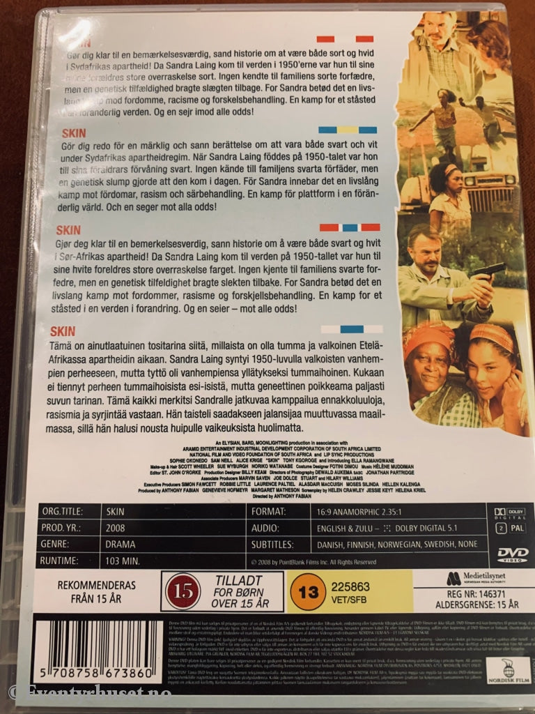 Skin. 2008. Dvd. Dvd