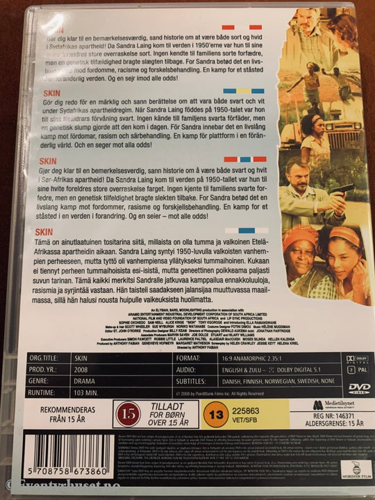 Skin. 2008. Dvd. Dvd