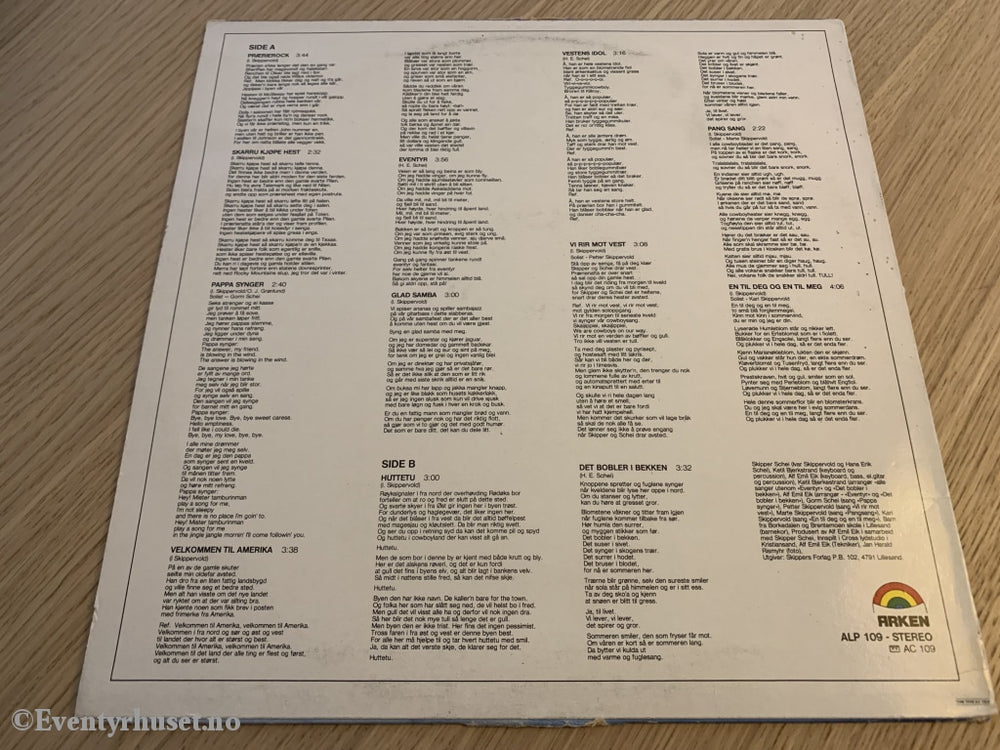 Skipper Schei Drar Vest. 1986. Lp. Lp Plate