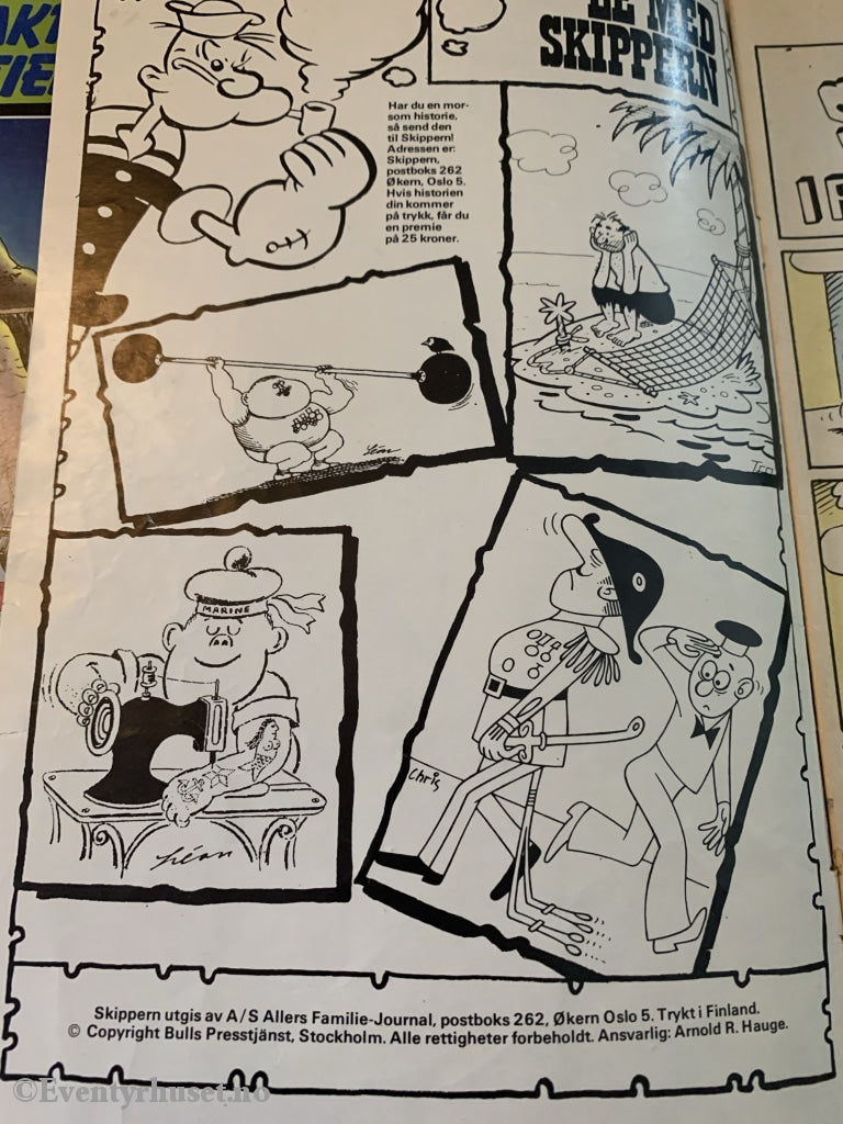 Skippern. 07/1981. Tegneserieblad