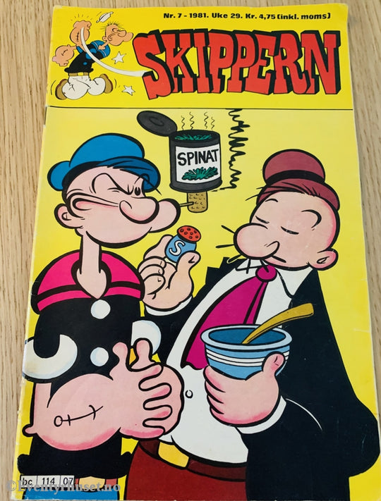 Skippern. 07/1981. Tegneserieblad