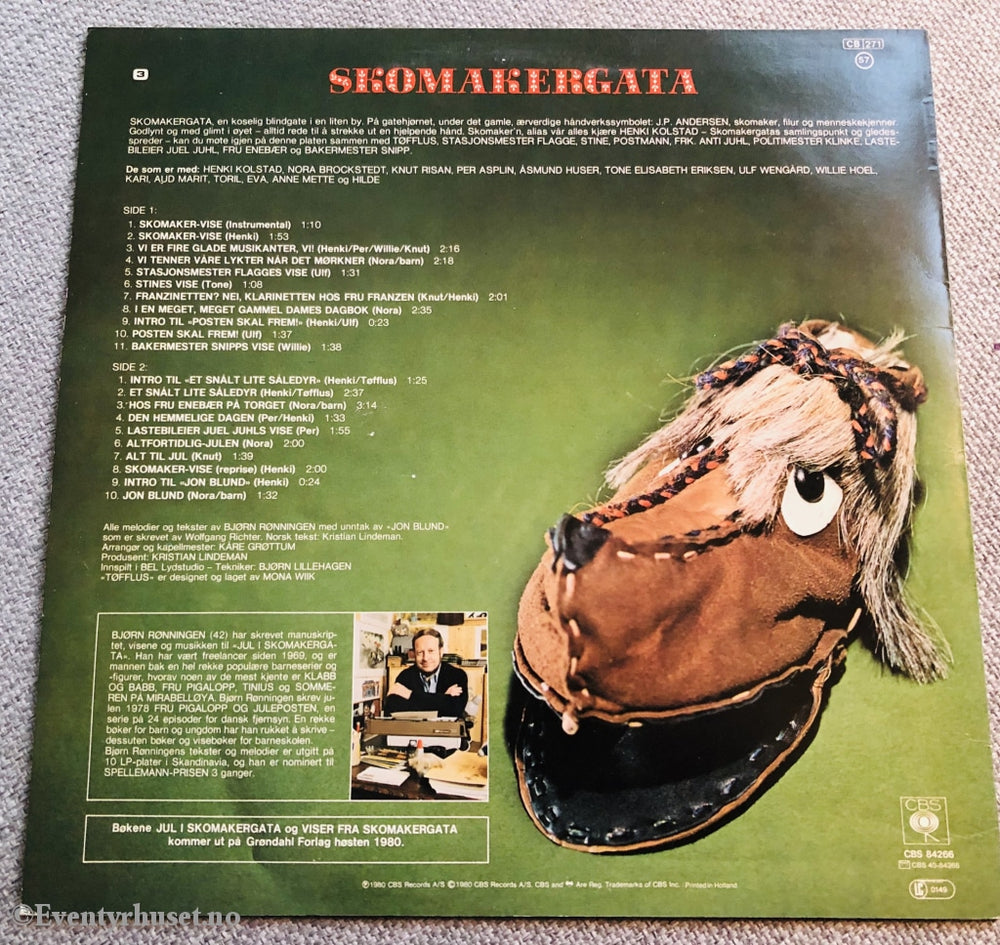 Skomakergata. 1980. Lp. Lp Plate