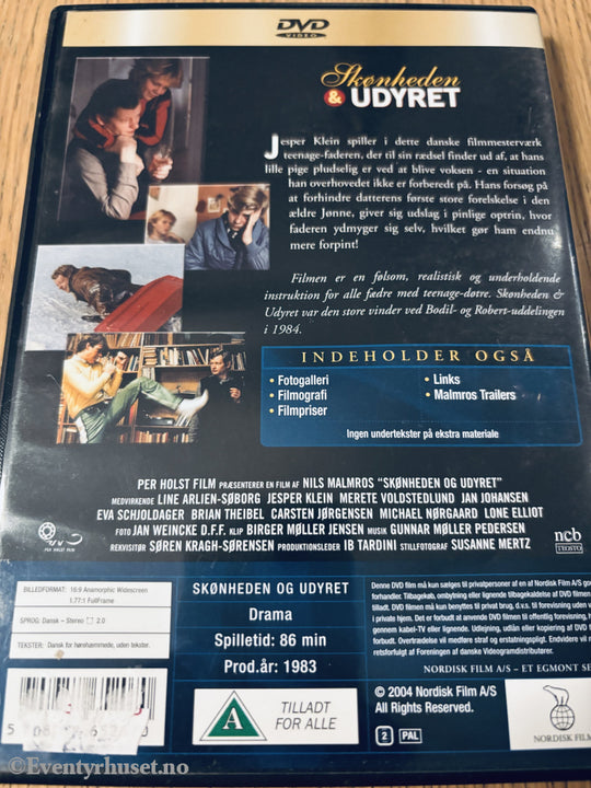 Skønheden & Udyret (1983). DVD.