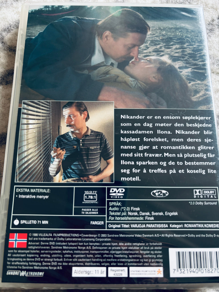 Skygger i paradis. DVD. Ny i plast!