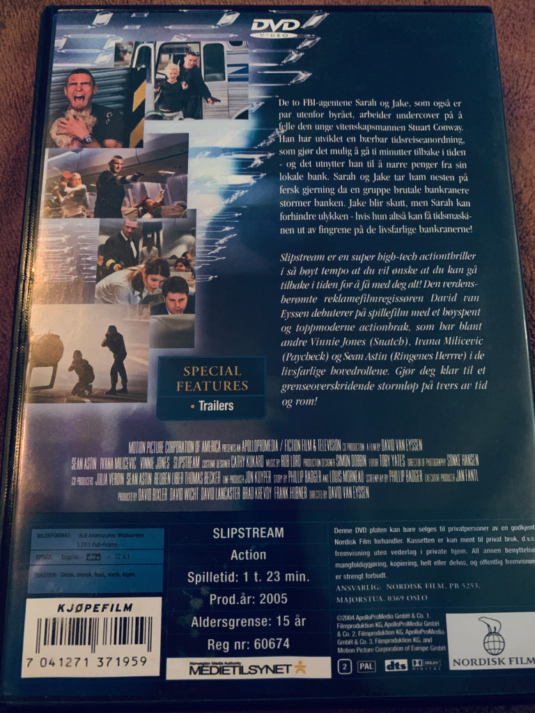 Slipstream. 2005. DVD. DVD