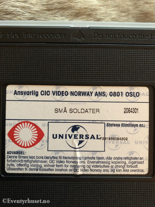 Små Soldater. 1998. Vhs. Vhs