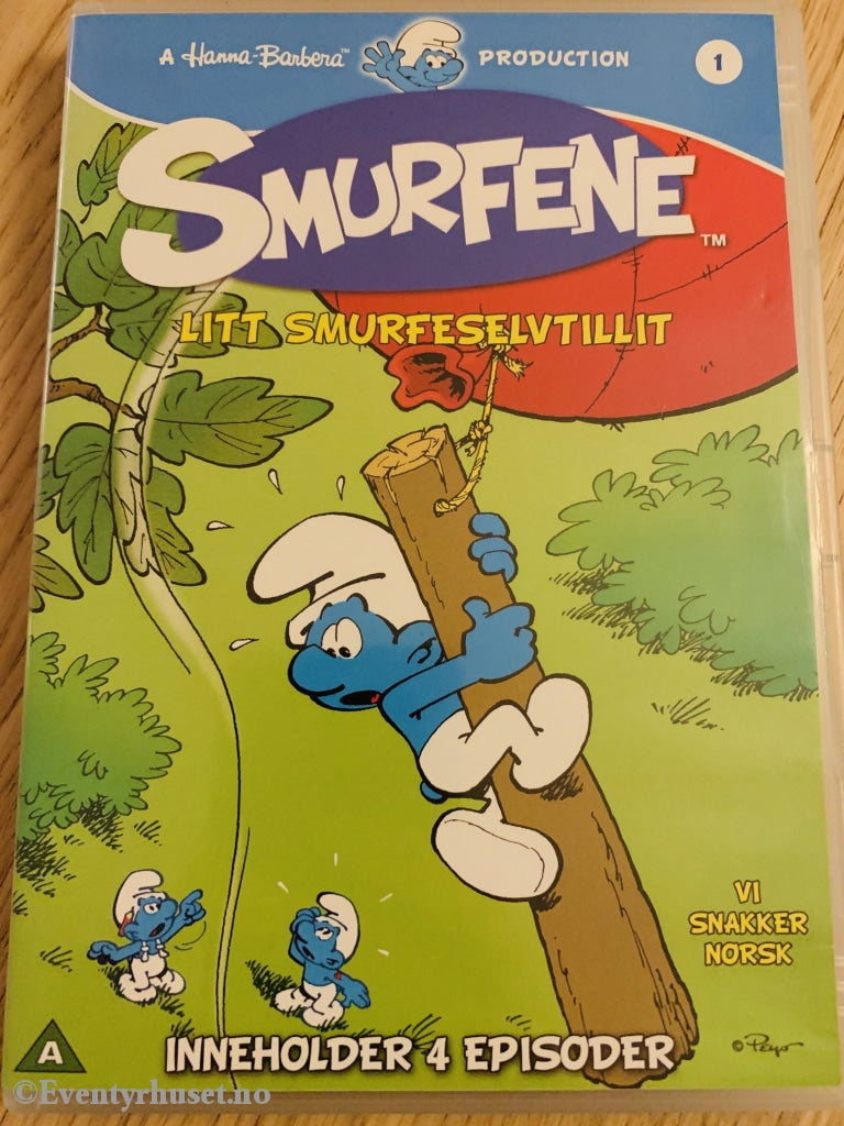 Smurfene 1: Litt Smurfeselvtillit. Dvd. Dvd