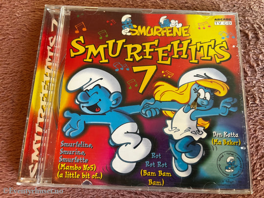 Smurfene. 1998. Smurfehits 7. Musikk på CD.