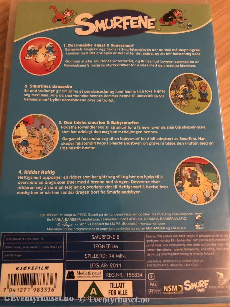 Smurfene 8. Supersmurf. 2011. Dvd. Dvd
