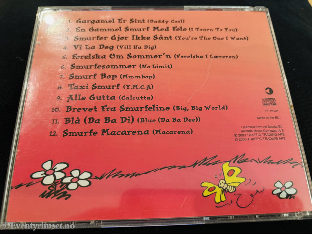 Smurfene - De aller største smurfehits Vol. 2. Barne-CD.