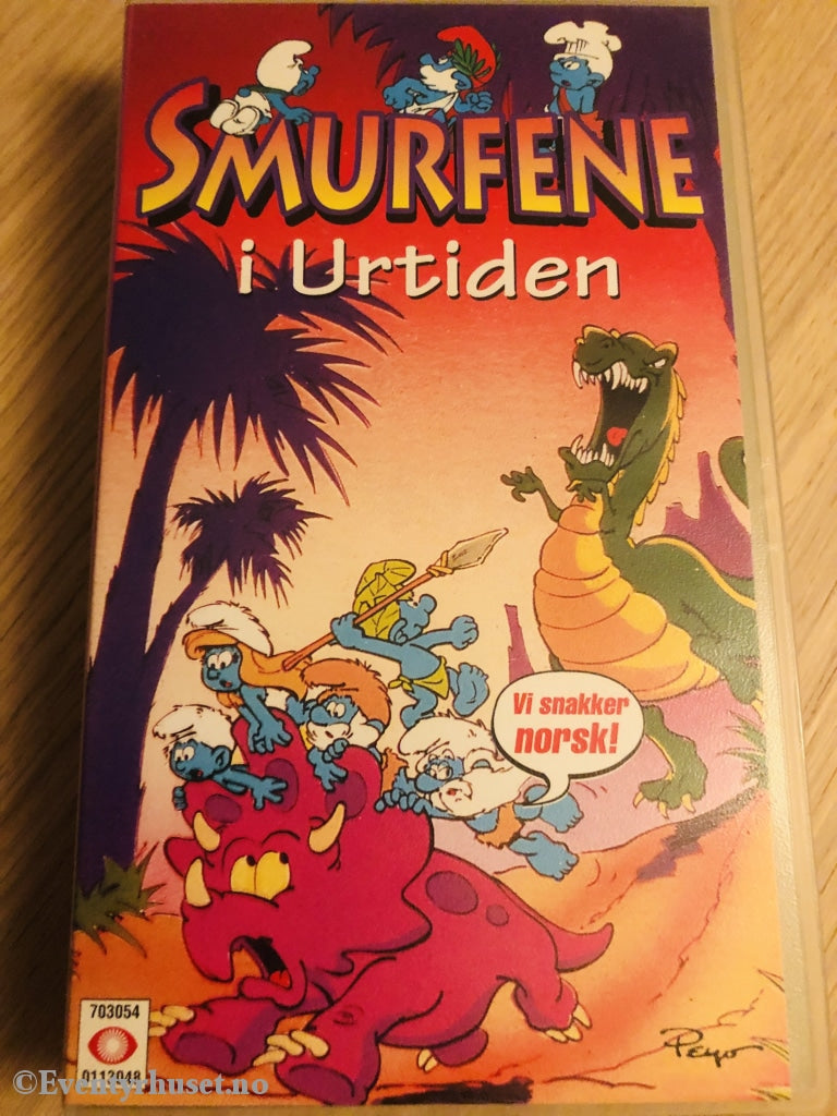 Smurfene I Urtiden. 1989. Vhs. Vhs