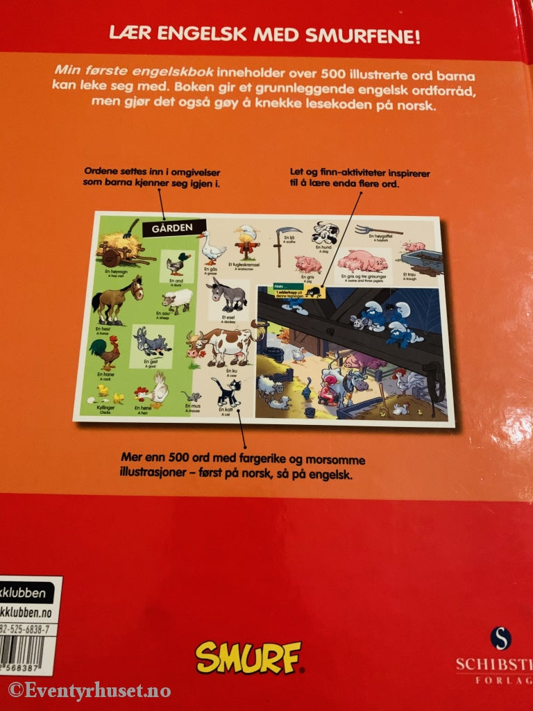 Smurfene. Min Første Engelskbok. Fortelling