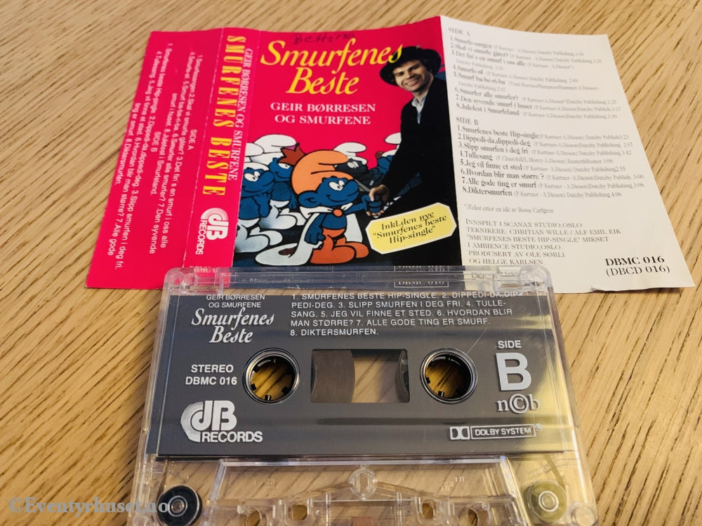 Smurfenes Beste. Geir Børresen Og Smurfene. Kassett. Kassett (Mc)
