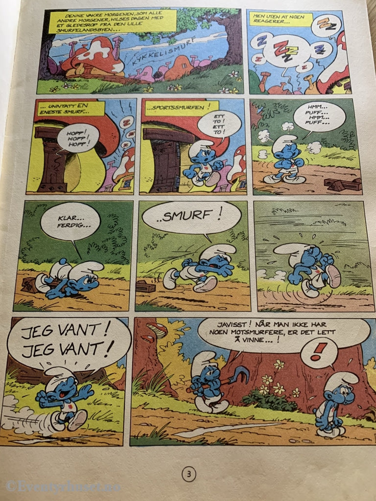 Smurfenes Ol. 1980. Tegneseriealbum