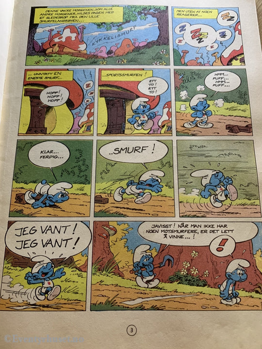 Smurfenes Ol. 1980. Tegneseriealbum