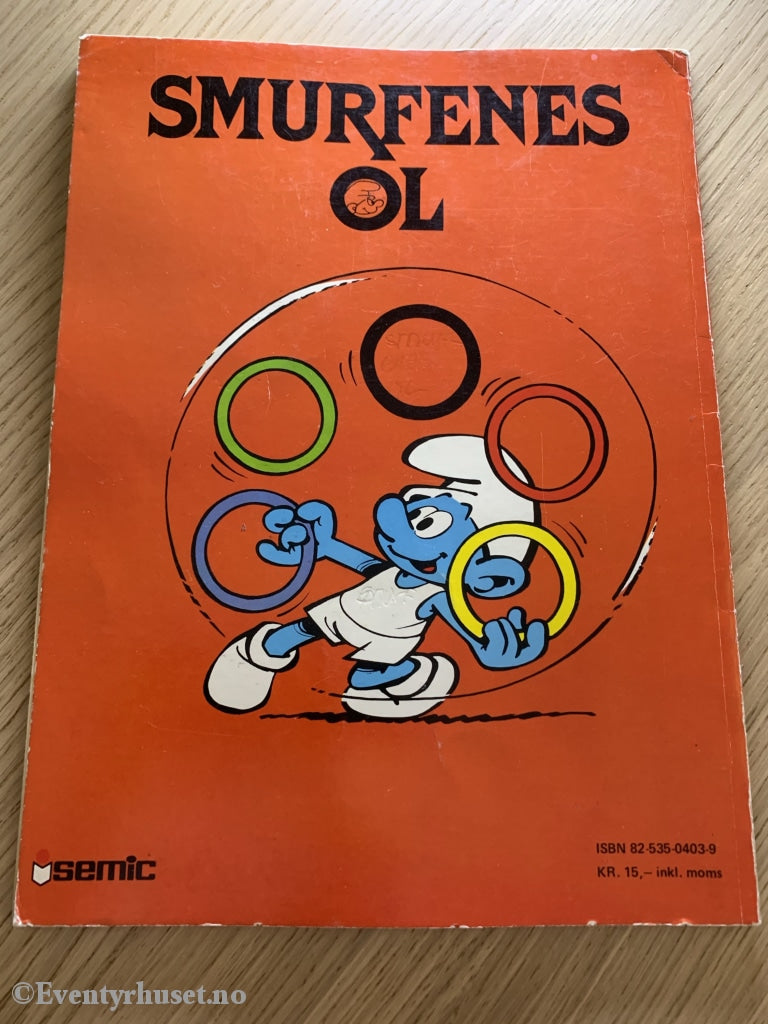 Smurfenes Ol. 1980. Tegneseriealbum