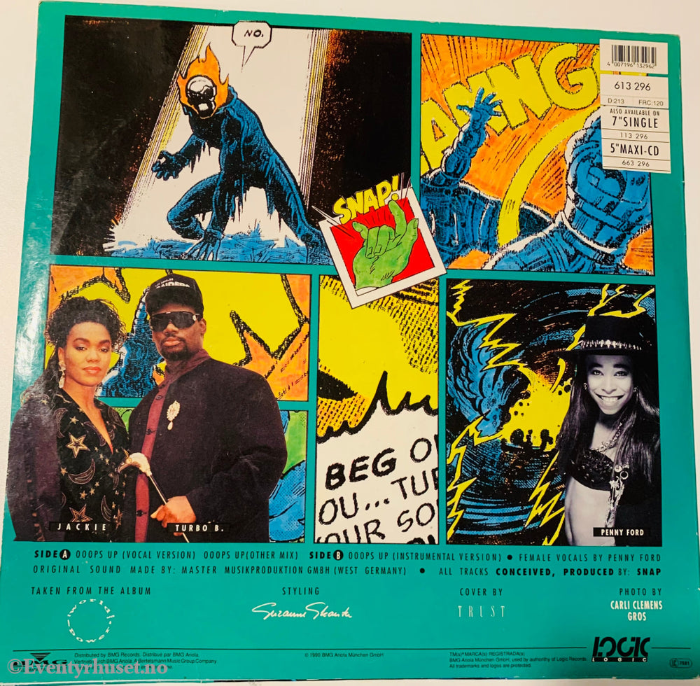 Snap. Ooops Up. Lp. Lp Plate