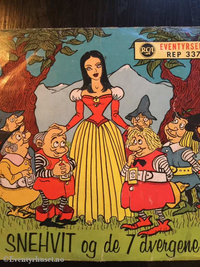 Snehvit Og De 7 Dvergene. 1971. Ep. Eventyrplate
