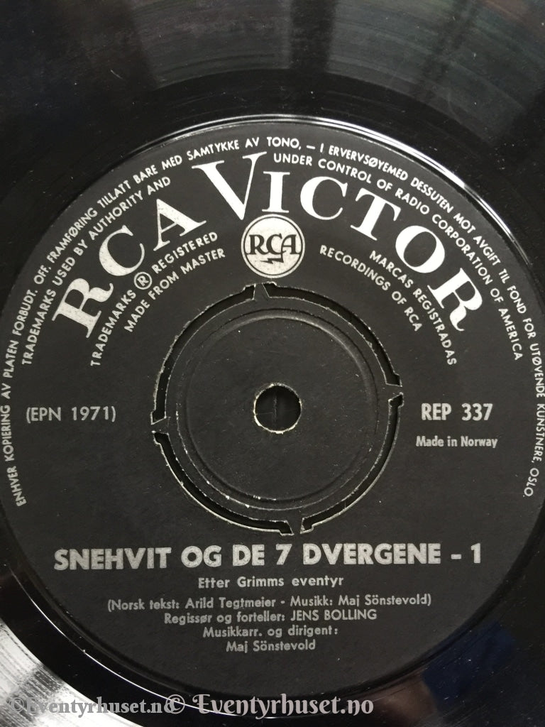 Snehvit Og De 7 Dvergene. Eventyrserie Rep 337. Ep. Ep