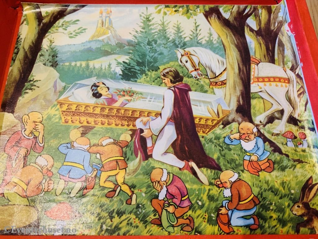 Snehvit Og De Syv Dverger. Puslespill. Puslespill