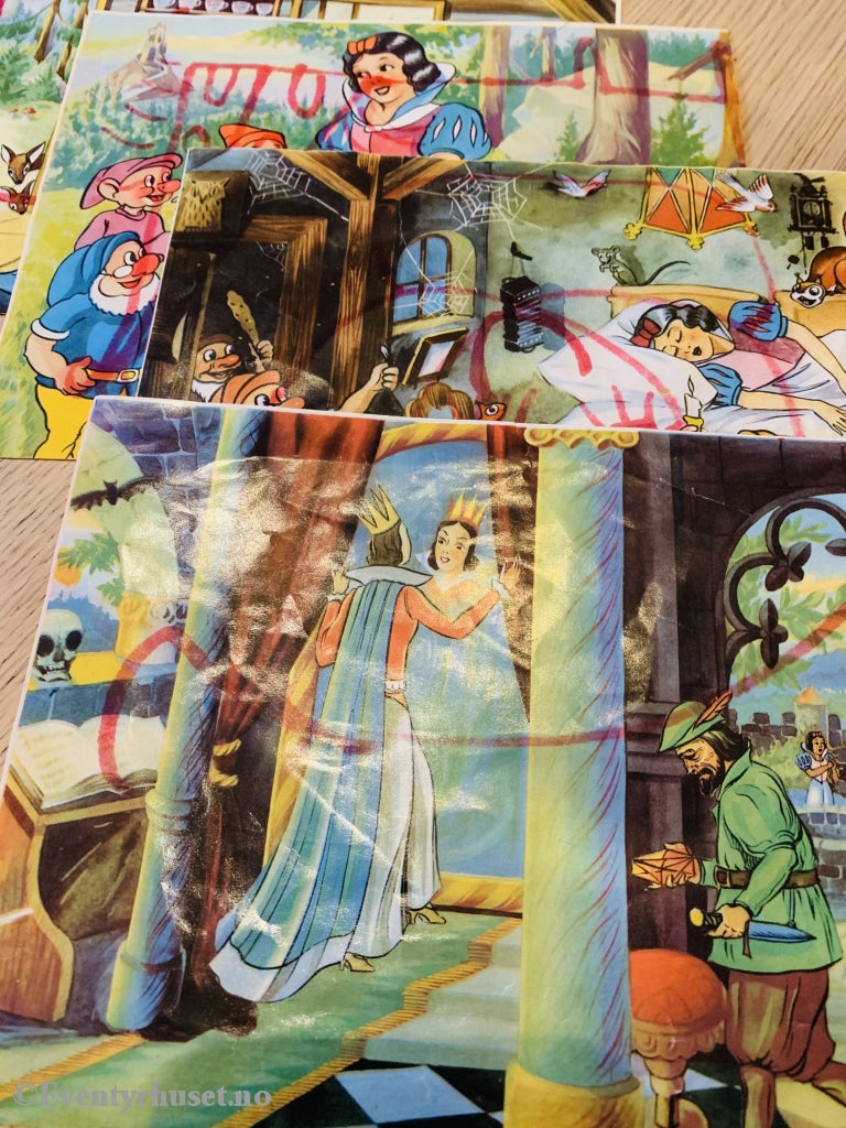 Snehvit Og De Syv Dverger. Puslespill. Puslespill