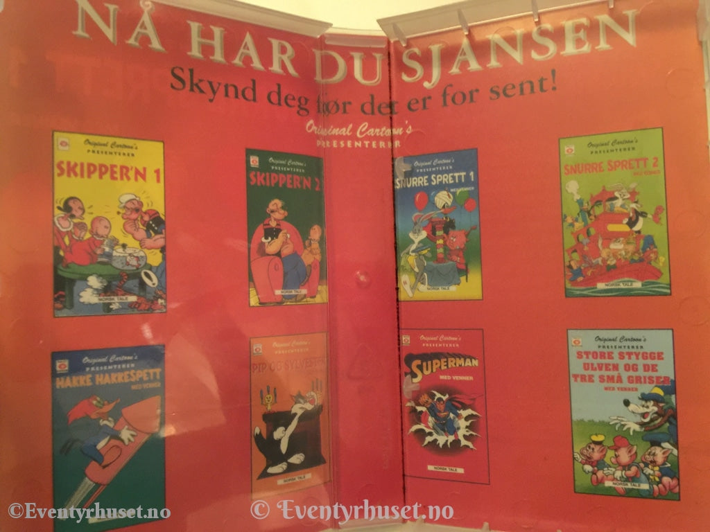 Original Cartoons Presenterer Snurre Sprett 1. 1956. Vhs. Vhs