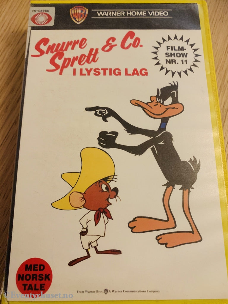 Snurre Sprett & Co. I Lystig Lag. Filmshow Nr. 11. Vhs Big Box.