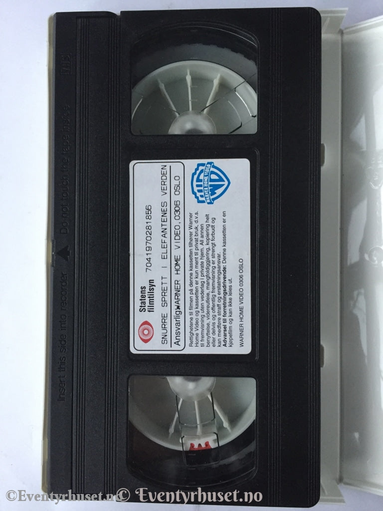 Snurre Sprett I Elefantenes Verden. 1997. Vhs. Vhs