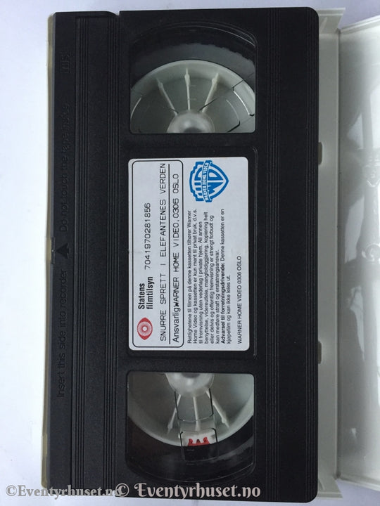 Snurre Sprett I Elefantenes Verden. 1997. Vhs. Vhs