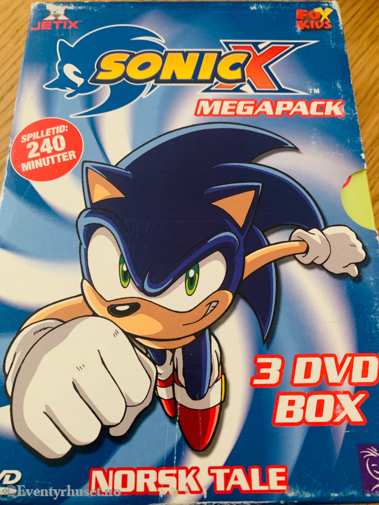 Sonic X. Megapack. 2004. DVD samleboks. – Eventyrhuset