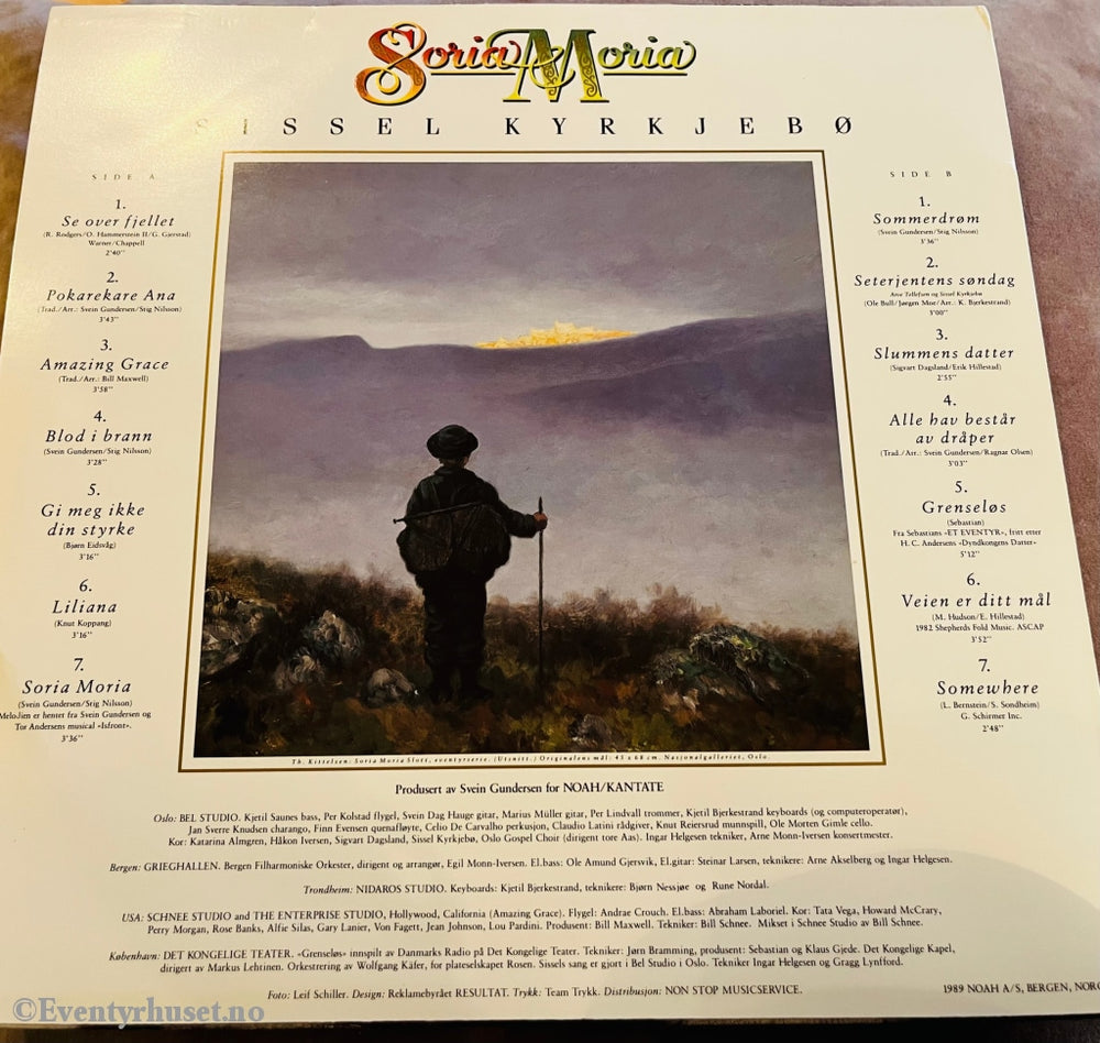Soria Moria Med Sissel Kyrkjebø. 1989. Lp. Lp Plate