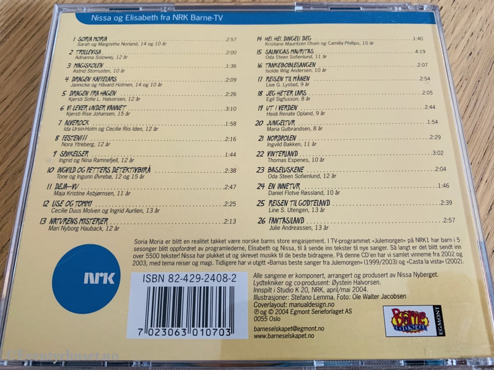 Soria Moria (Nrk). Cd. Lydbok