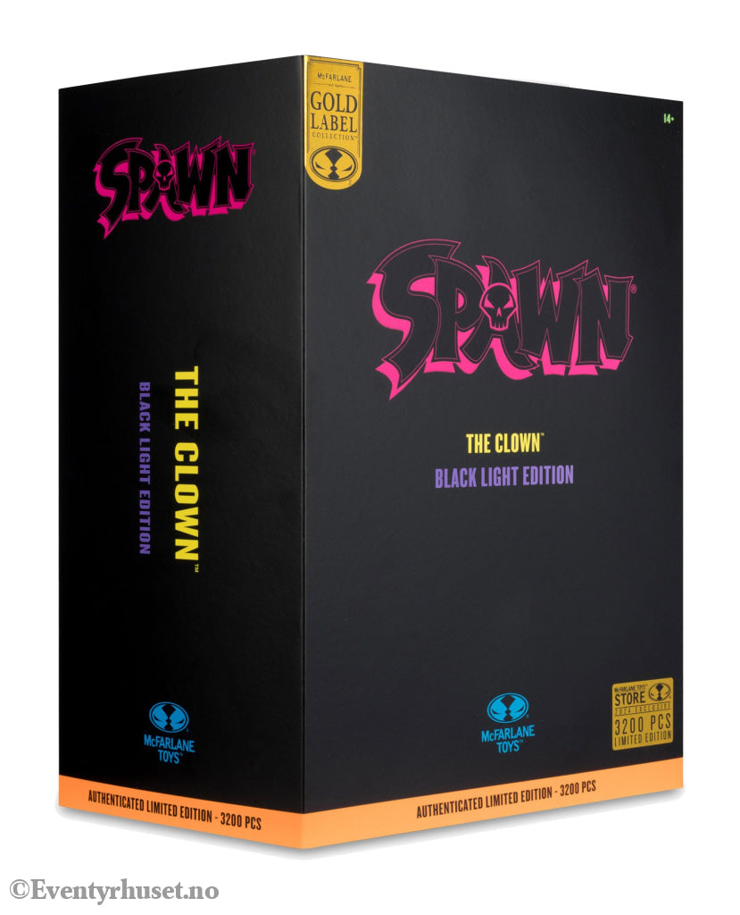 Spawn Action Figure The Clown (Black Light Edition) (Gold Label) 30 cm. Mint In Sealed Box (MISB)! Actionfigur
